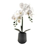 Artificial Orchid 12 Heads Cymbidium Handmade Thanksgiving Modern Environment-Friendly Indoor Potted Plant for Living Room