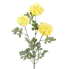Artificial Yellow Peony Flowers with High Simulation Touch Suitable for Wedding Landscape Interior Decoration
