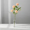 Popular Wedding Scene Decorative 4 Heads Light Green PE Handmade Modern Long Lasting Artificial Hydrangea Flowers