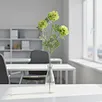 Artificial Scabiosa Flower Home Decor Set-Modern Style Handmade PE Material High Simulation Long Lasting 5 50cm Easter Present
