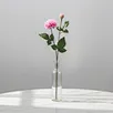 High Quality Handmade PE White Pink Dahlia Flower Stem Real Touch Long Lasting Wedding Valentine's Day Home Decor