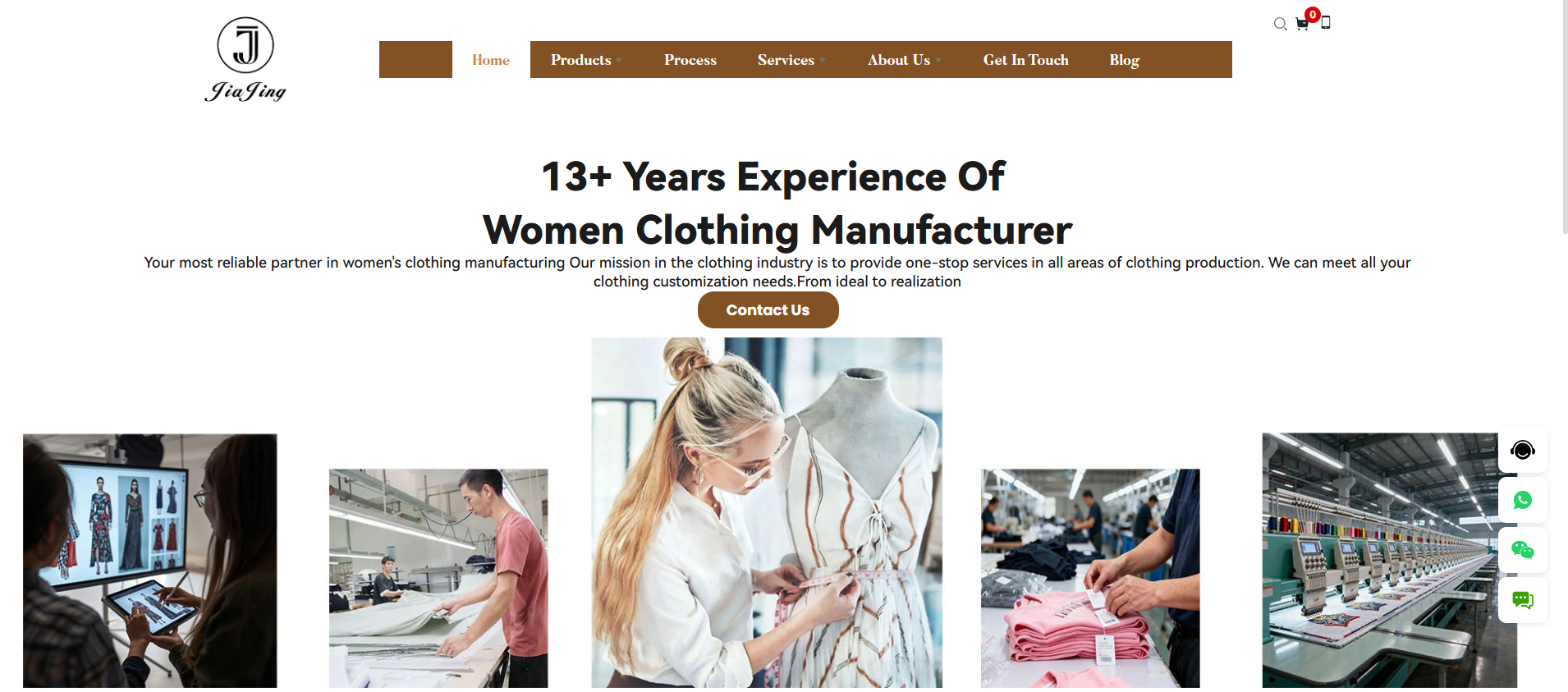 13 years experience of women clothing manufacturer