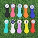 Wholesale Silicone Magnetic Hat Clip Divot Tool Travel Silicon Hanging Hat Brim Clips Ball Marker Golf Hat Bag Clip