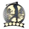 Wall Decoration Stand No Punching  Collection Metal Golf Ball Hanger Display