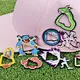 Wholesale Manufacturer Lean Display Fitted Baseball Hat Pins with Chain Metal Crafts Custom Logo Mexico Hat Enamel Pins for Caps