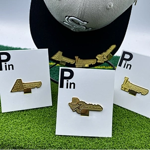 Custom Designer Charms Enamel Aluminum Blank Purses Visor Laser Engrave Metal Magnetic Charms Golf Ball Marker Cap Brim Hat Clip