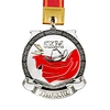 Factory Personal Customized Marathon Awards Free Logo Design Low Minimum Order 50pcs Durable Eco-Friendly Metal Sports Medals