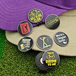Wholesale Manufacturer  Custom Metal Golf Divot Tool Golf Ball Marker Hat Clip Laser Engravable