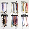 Marathon Run Race Personalised Medallas Hanger Display Frame Rack Shelf Stand Trophys Wall Custom Wooden Iron Metal Medal Holder