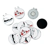 Wholesale 0 MOQ Metal Magnetic Golf Ball Marker Hat Clip