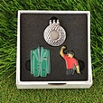 Custom Tiger Woods Creative Baking Paint Metal Golf Ball Marker Hat Clip Set