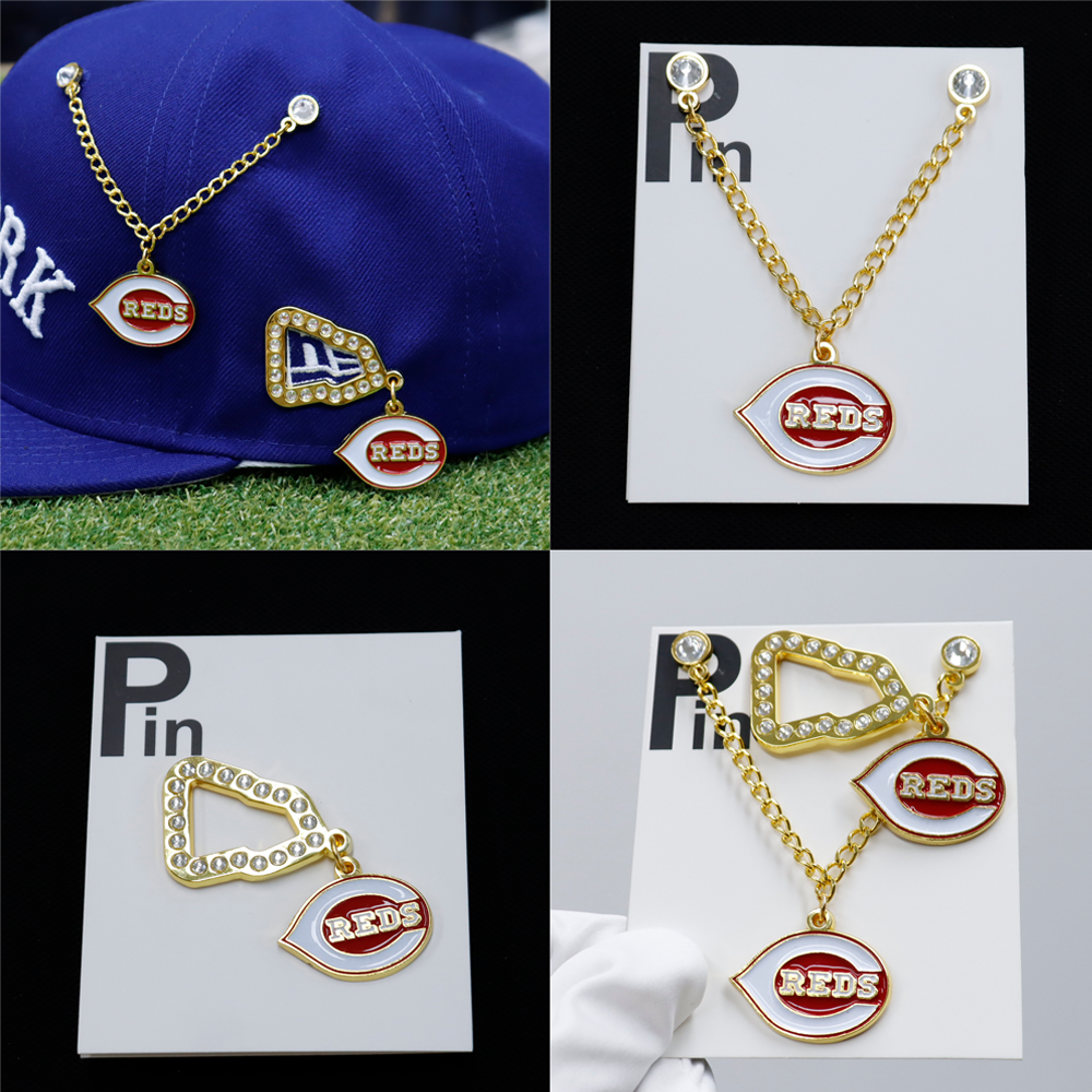 Wholesale Pines Para Gorras New Baseball Hat Pin Decoration Pendant Mexican Hat Chain Pin