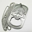 Custom  Blank Dog Tag with Rare Oakley Bottle Opener Pendant