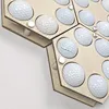 Customized Wholesale Wooden Wall Display Racks Golf Display Stand
