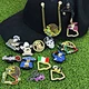Custom Metal Charms Fitted Hat Cap Clip Magnetic Girlie Travel Cap Hat Brim Clip Baseball Cap Travel Golf Hat Clip