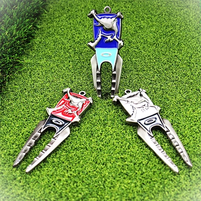 Wholesale Manufacturer Custom Professional Luxury Dinosaur Pitch Fork Golf Divot Repair Tool and Divot Tool