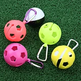 Silicone Mini Portable Ball Marker Alignment Aid Adjustable Golf Ball Holder Bag Protective Golf Pouch Bag