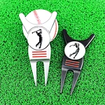 Wholesale Manufacturer Custom Professional Luxury Pitch Fork Golf Divot Repair Tool and Divot Tool