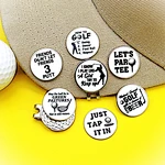 Wholesale Manufacturer  Custom Production Silver Green Kids Golf Strong Magnetic Golf Ball Marker Hat Clip