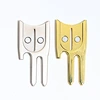 The New Shaped Metal High Quality Golf Fork Tool Golf Divot Tool Is Customized With a Personalized Ball Marker That Can Be Moved