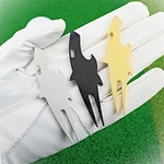 Wholesale Manufacturer Custom Professional Luxury Zinc Alloy Shark Pitch Fork Golf Divot Repair Tool and Divot Tool
