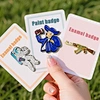Custom Designer Charms Baseball Women Hair Board Metal Logo Push Personal Metal Pathfinder Magnetic Hard Soft Enamel Hat Pin