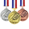 LY Football Medals Factory Spot Supply 2023 Sublimable Gold Silver Bronze Metal  Footballers Fantasy Sport Football Medal