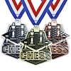 LY Wholesale Blank Universal  Award 3D Medallas De Metal Chess Medals