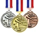 LY Wholesale Good Price Souvenirs Custom Metal Gold Sport Tennis Medals