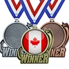 LY Hot Sales Universal Metal Blank Medal Medallas De Metal Blank Medal