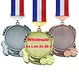 LY Wholesale Soccer Medals Factory Spot Supply Cheap Custom Design Metal 3D Soccer Award Medal