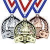 LY Wholesale 2023 Custom Medallas Deportivas Metal 3D Awards Gold Sport Blank Honor Medal Made in China