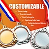 Metal Blank Universal Badge Awards Trophy Making Football Marathon Basketball Medallas Manufacturer Custom Sports Ribbons Medals