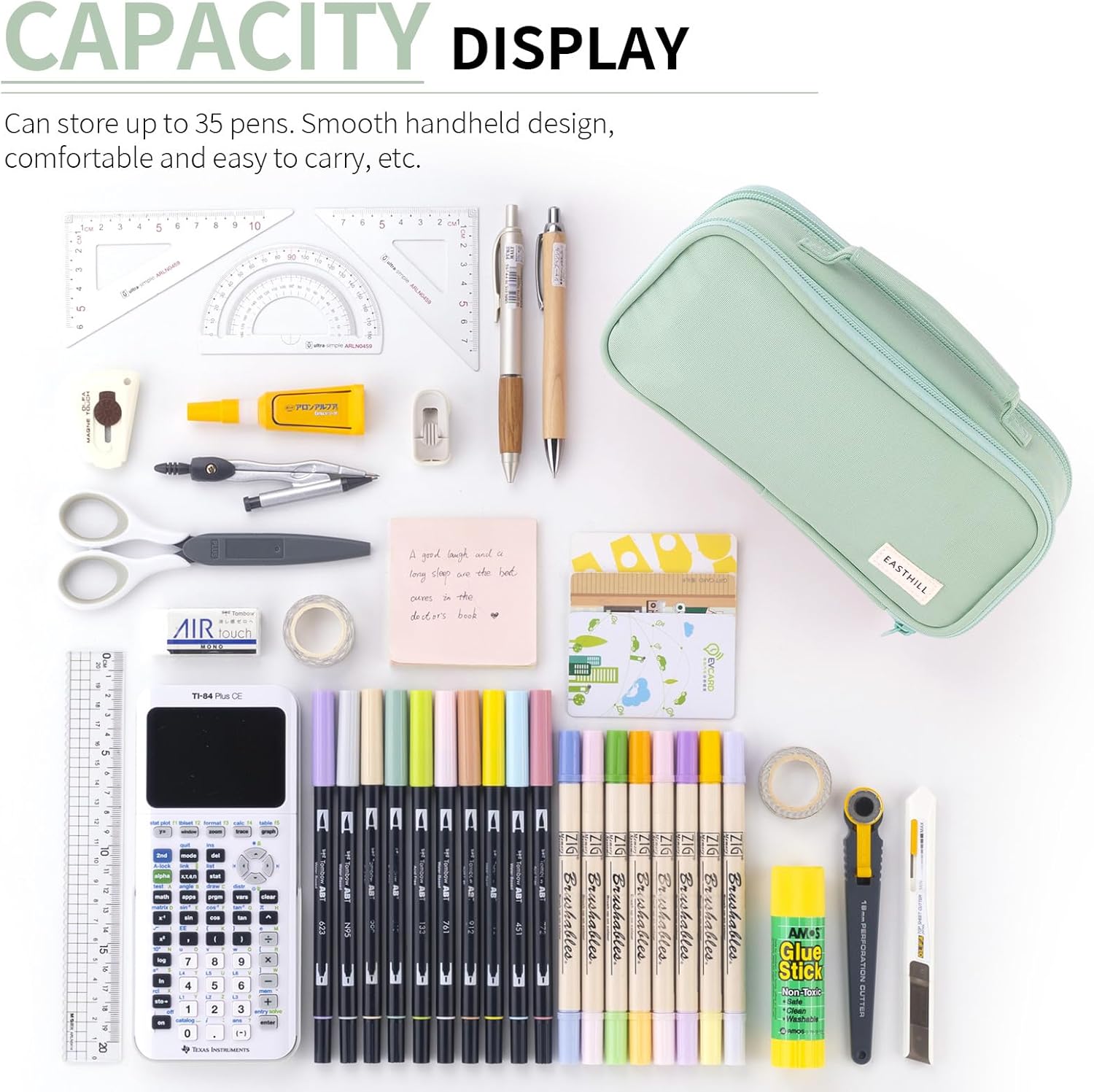 colored pencil case