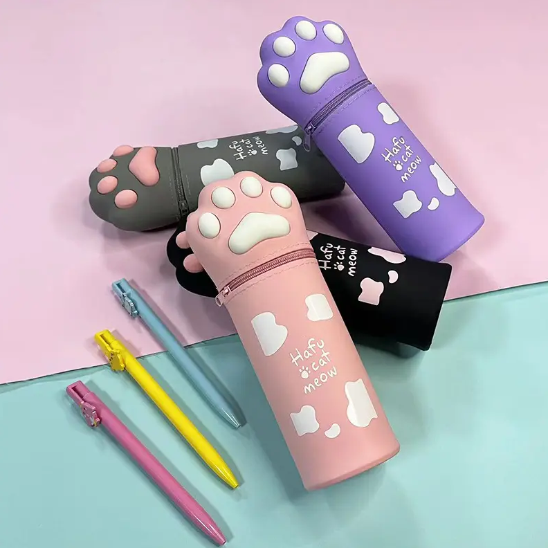 cute silicone pencil case