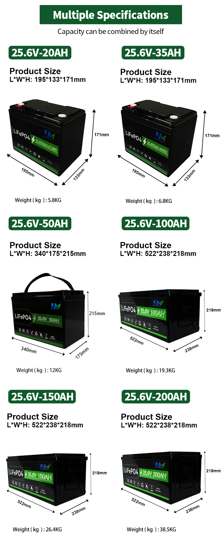 Lithium Iron Phosphate Battery