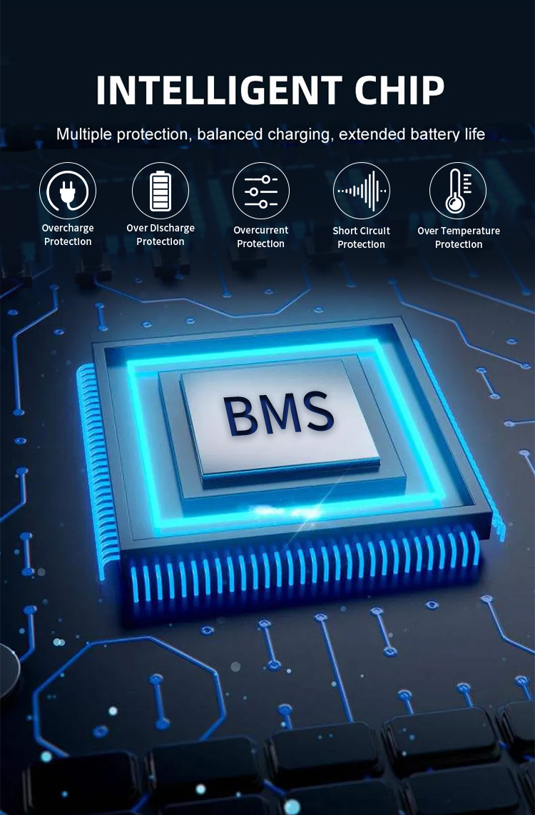 12V Lithium Ion Batteries With Bms