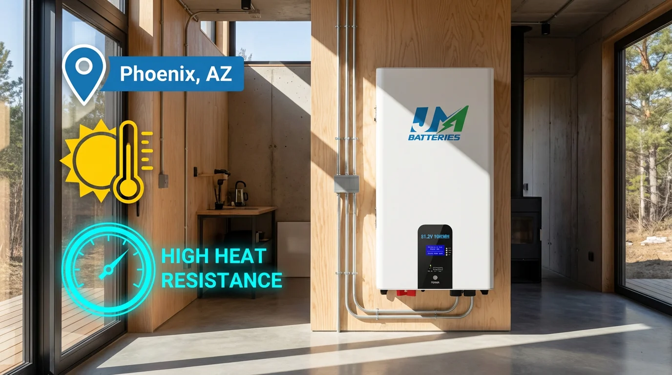 High Capacity Lithium Ion Battery heat resistance Arizona off-grid case study