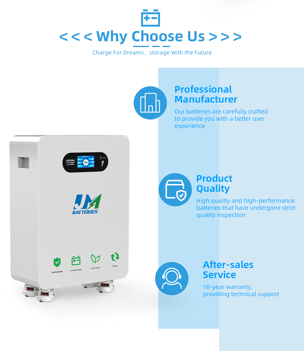 15kWh household battery system