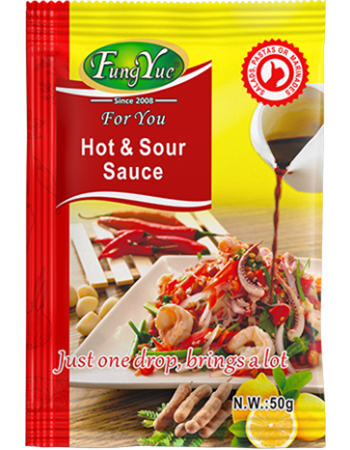 FungYue Hot & Sour Seasoning Sauce 50g Seasoning Sauce Factory