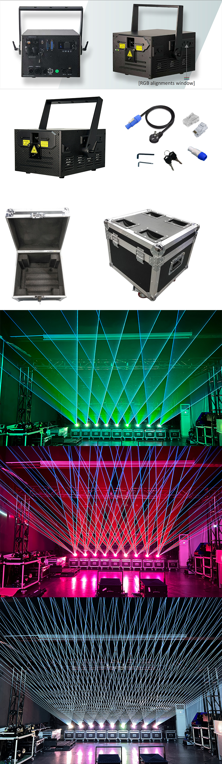 24W RGB Laser Show System