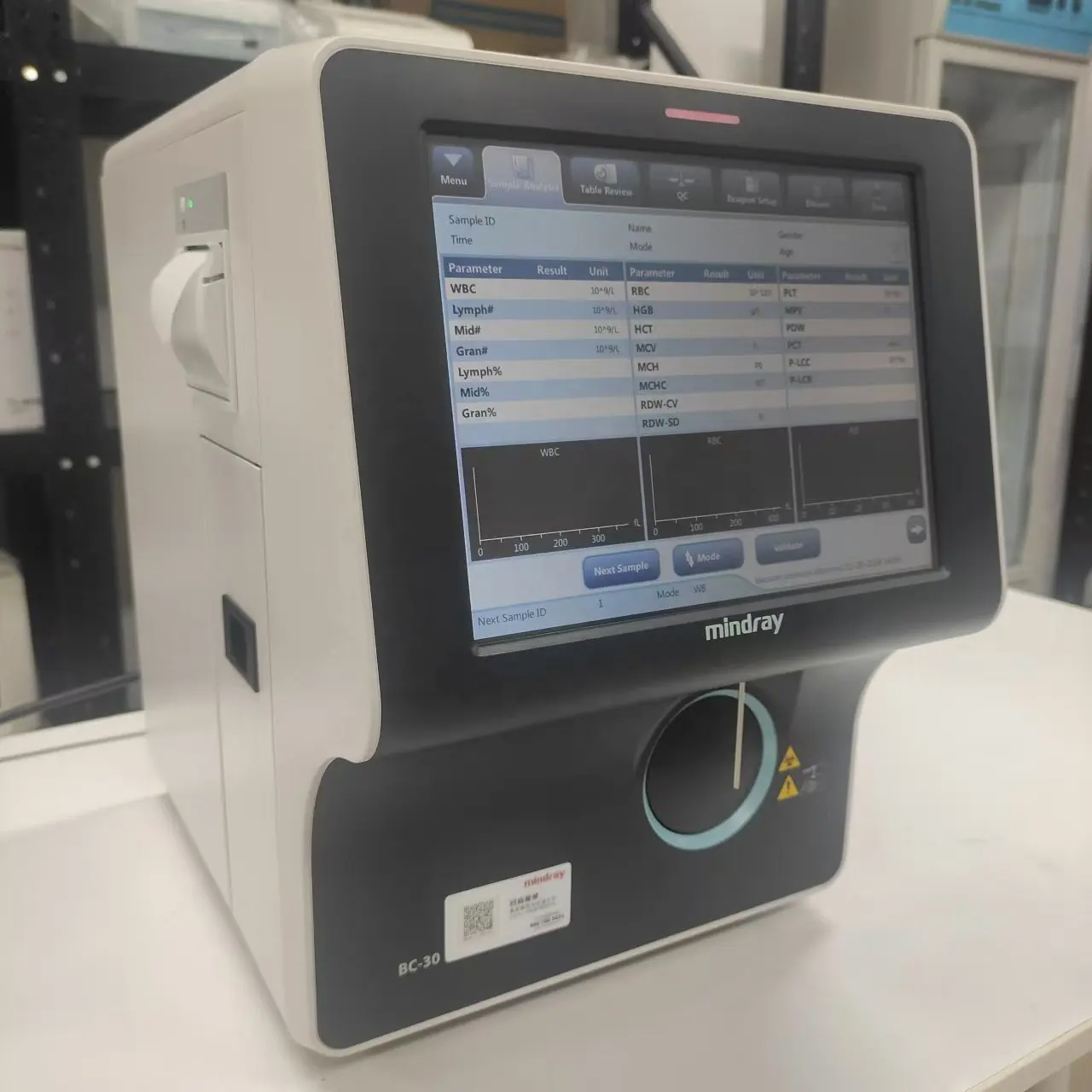 laboratory equipment blood analyzer