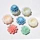 Rose Flower Cylindrical Aromatherapy Candle DIY Mold Wholesale Lotus Candle Stones Ornaments Silicone Mold Flowers Bagged Set