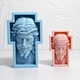 Jesus Cross Statue Silicone Mold Unique Bust Sculpture Soy Wax Candle Mould Greek Mythology Home Decor