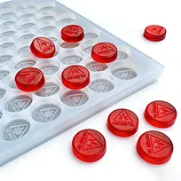 4ml Customizable Round & Various Patterns Platinum Silicone Mold for DIY Candles Soap Resin and Baking
