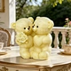 Couple Bear With Flower Candle Mold 3D Valentine's Day Silicone Mold for Resin Plaster Polymer Clay Home Decor