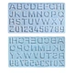 26 Letters Silicone Mold 3D Alphabet & Number Epoxy Resin Mold for DIY Jewelry Making
