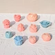 Hot Selling Wedding Home Decoration 3D Handmade Scented Rose Flower Silicone Candle Mold for Candle Making