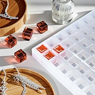 Moldes de silicona cuadrados OEM personalizados para caramelos duros y molde de goma de chocolate en 3 piezas MOQ