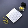Vitamin Gummy Triangle Silicone Mold, Bold Maker, 144-Cavity 4mL Half-Sheet, Food-Grade Silicone, Reusable, Bulk OEM